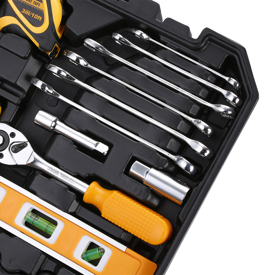 168 Pcs OEM Manufacturer Wholesale  Combination Tools Kits Multi Function Hand Tools High Carbon Steel Box in Hard Case image 4