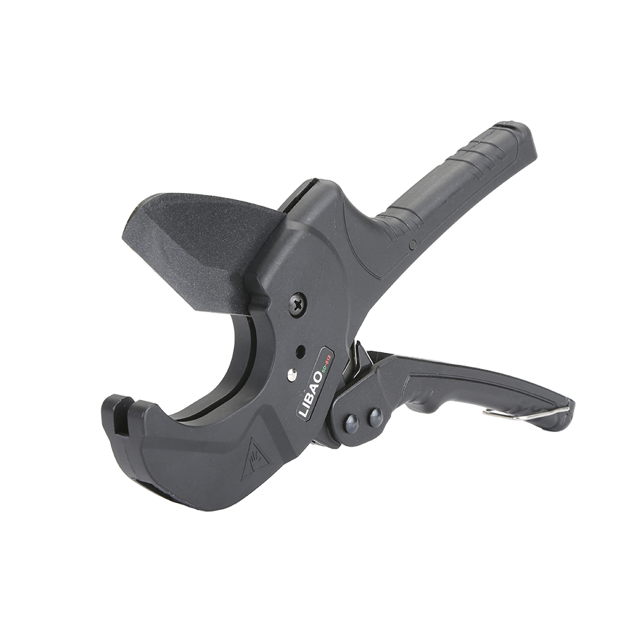 STARLINE Industrial/DIY Grade Ratcheting Clamp-On PVC Pipe Cutter with 1-1/4" Capacity for PVC & PEX Pipes