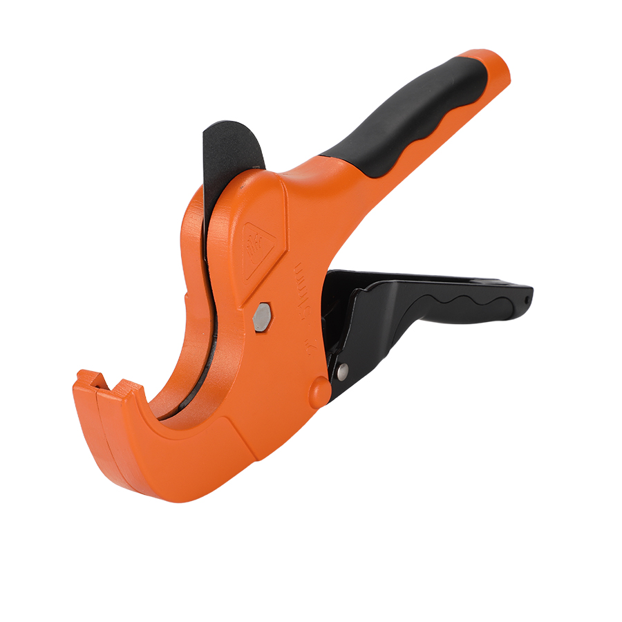 Clamp-On Pipe Cutter Die-Cast Aluminum Handle Body Powder Coating 65Mn Coated Blade HRC 55 Hardness for