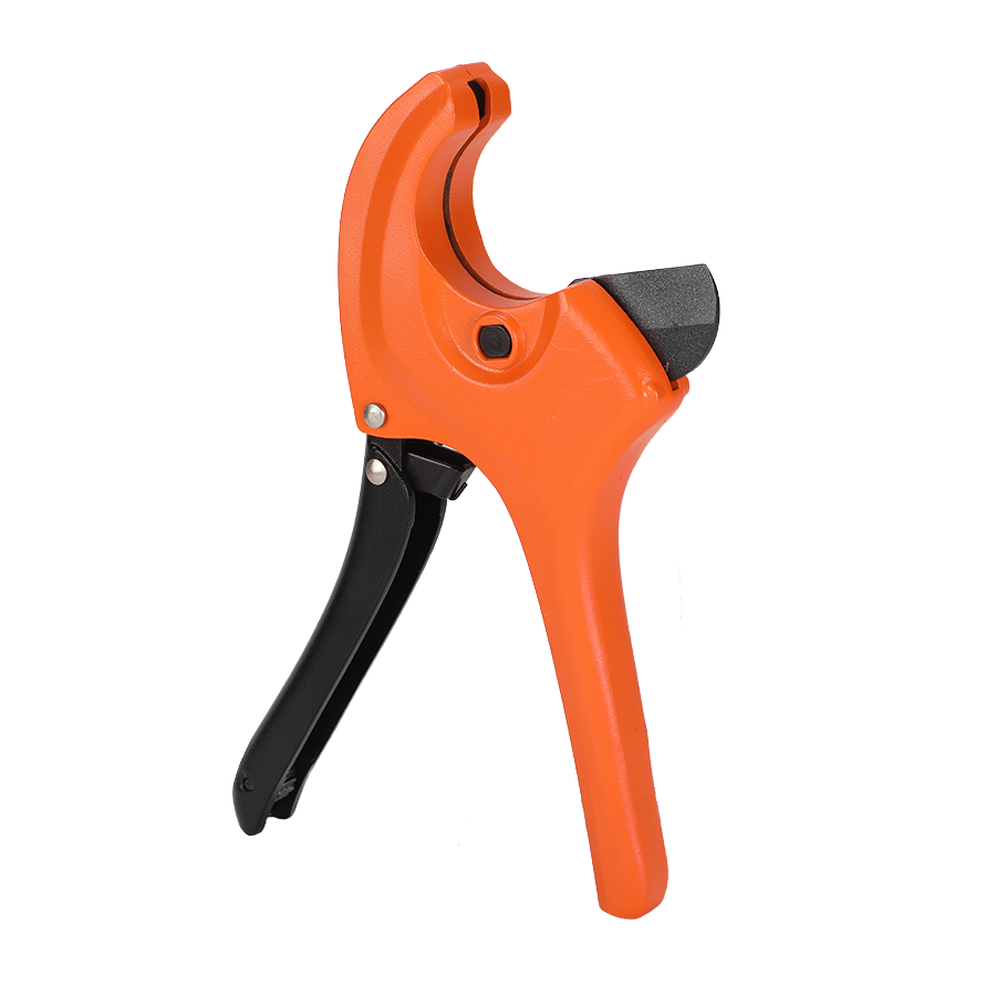 Die-Cast Aluminum Handle Body Clamp-On Pipe Cutter 65Mn Blade HRC 55 Quick-Change Design for Efficient