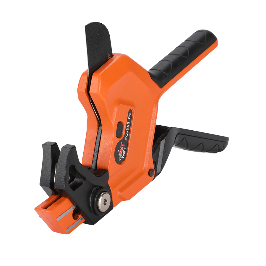 Clamp-On Pipe Cutter Tungsten Carbide & Aluminum Alloy HRC55 Hardness Powder Coated for HVAC Industrial Use