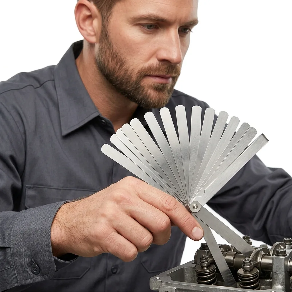 17pcs DIY OEM ODM Stainless Steel Feeler Gauge Set Length 100-300mm Thickness 0.02-1.0mm 3-Year Warranty image 5