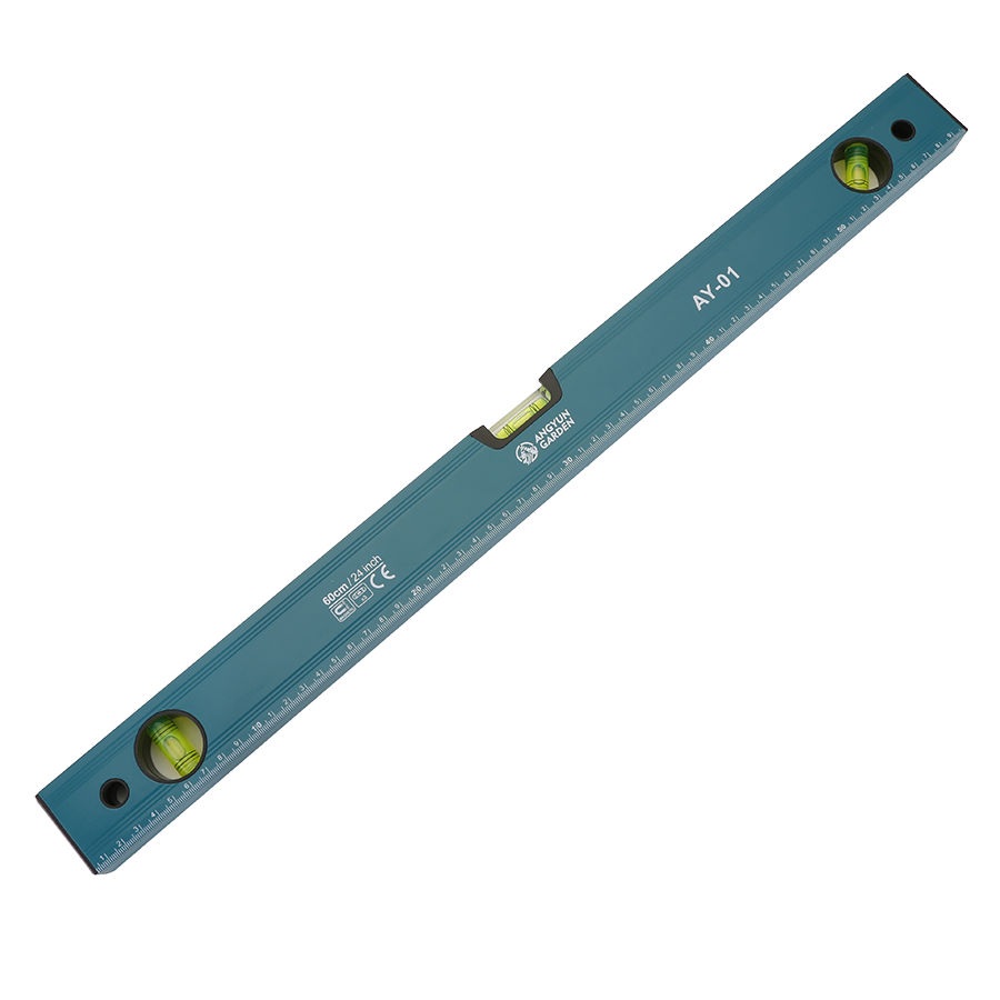 50cm Mini Strong Magnetic Aluminum Alloy Spirit Level with 10mm Accuracy 0-5m Range 45 Emission Angle Grade DIY image 2