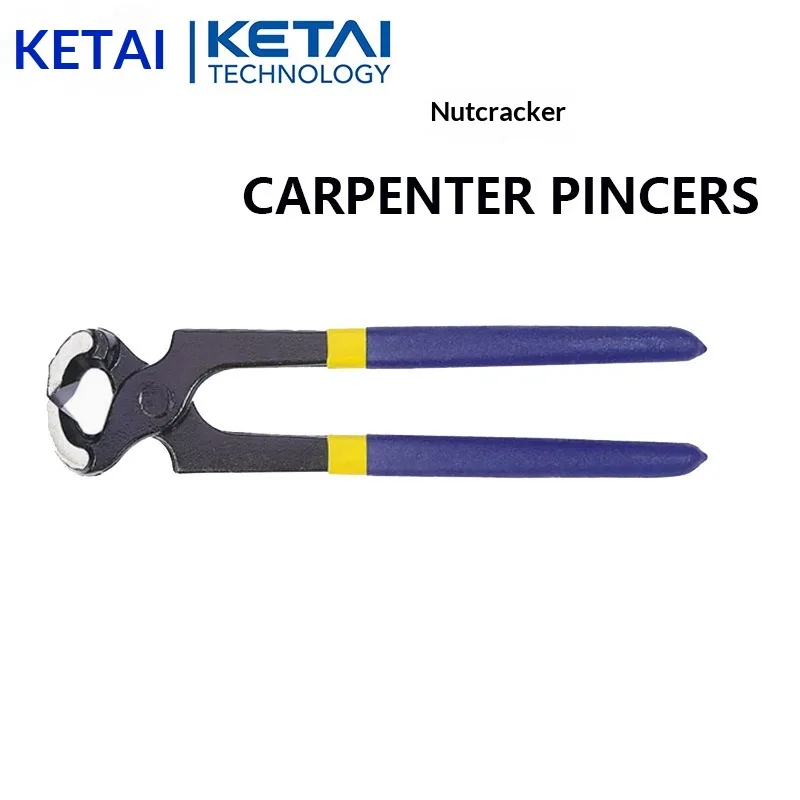55 Carbon Steel 7-10 Inch Multi-Function Nail Puller Pliers Double Plastic Handle Surface Coating None Made China Woodworking image 3