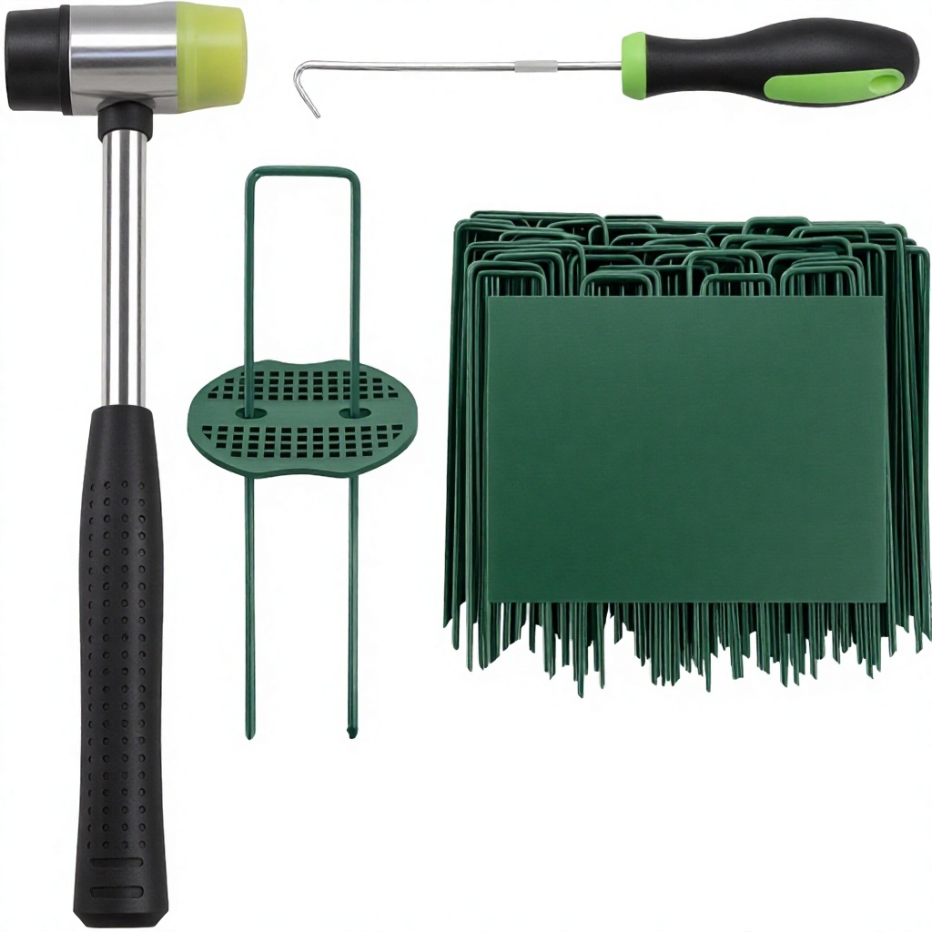 6 Inch Stainless Steel Landscape Fabric Staples 200Pcs U Shaped Weed Barrier Stakes 11 Gauge Lawn Pins Yard Sod Weed Mat image 4