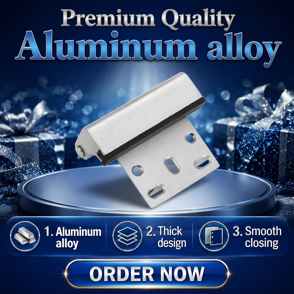 Aluminum Alloy Anti-Theft Door Indoor Deadbolt Safety Chain Lock Bathroom Latch Fixed Door Securing Gadget for Household Use image 3