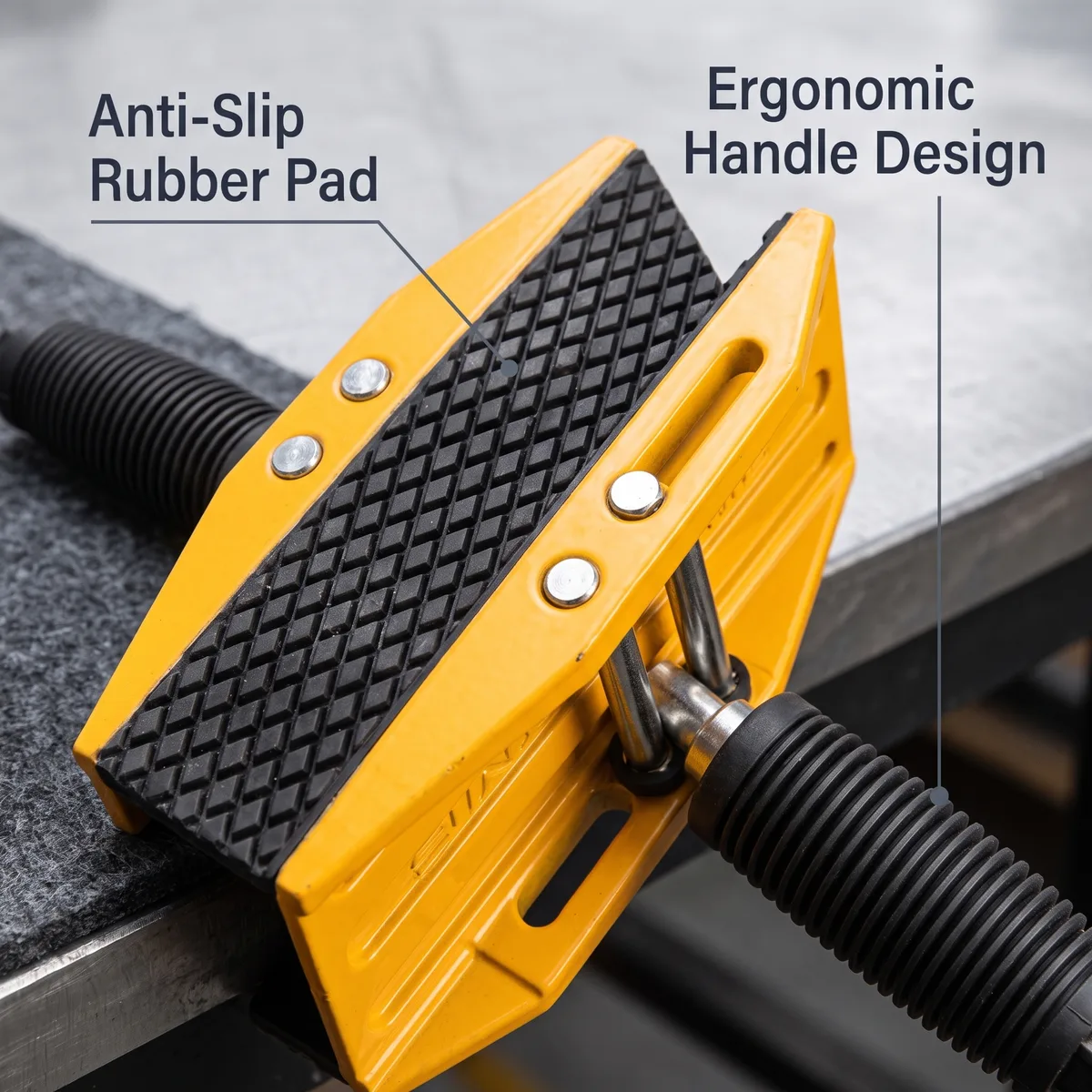 Aluminum Alloy Glass-handling Clamp with Dual Handles Double for for Stone and Marble Board Lifting Carrier image 6