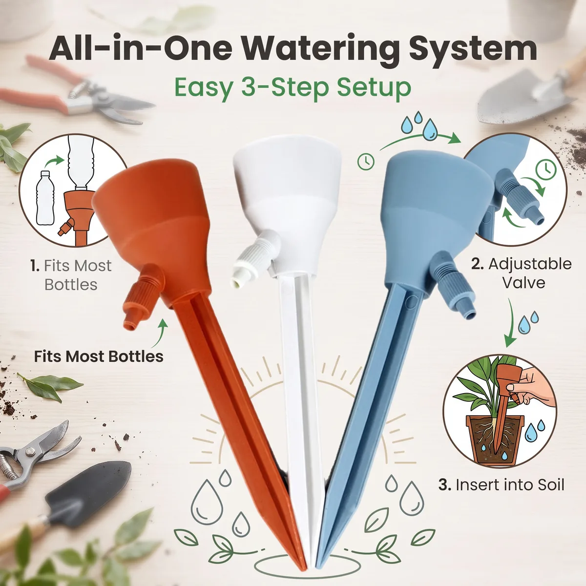 Automatic Drip Irrigation System for Flowers Lazy Person's Must-Have Household Timed Watering Device with PVC Material image 7