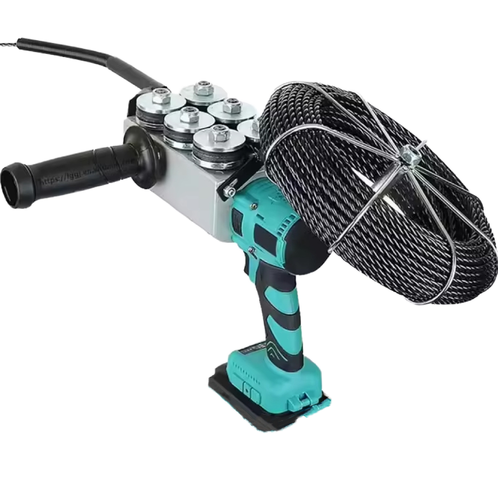 Battery Powered Brushless Wire Puller Electrical Wiring Threading Machine Cordless Cable Puller for Wall Installation