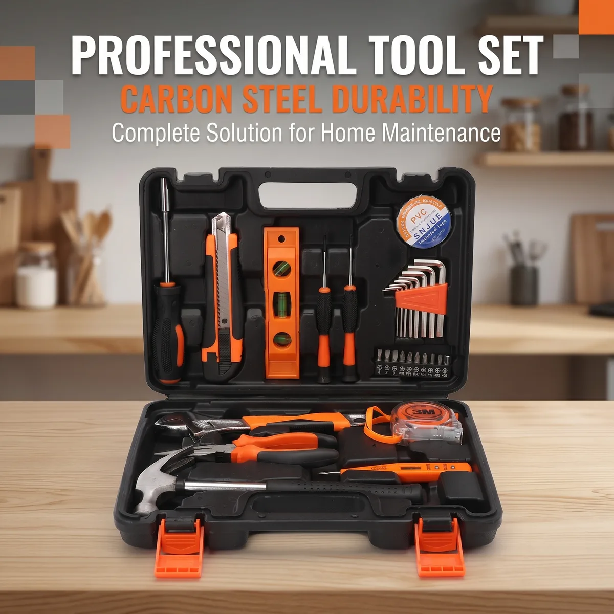 Carbon Steel Wrench Socket Set-Durable Multi-Functional Automotive Repair Toolkit OEM Customizable Set image 3