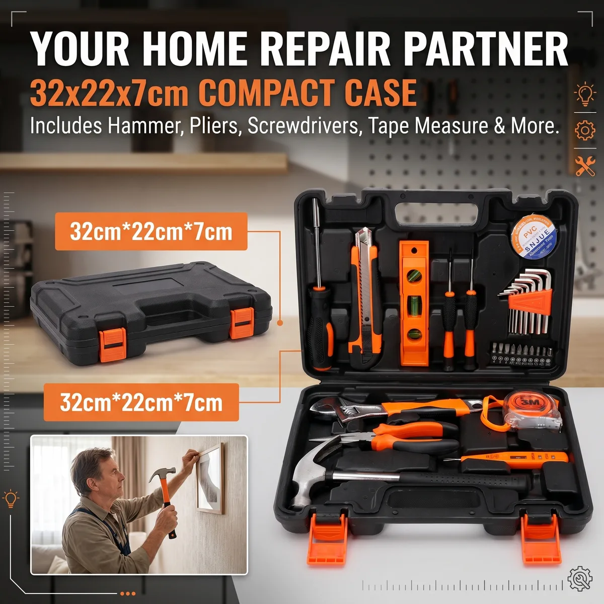 Carbon Steel Wrench Socket Set-Durable Multi-Functional Automotive Repair Toolkit OEM Customizable Set image 7