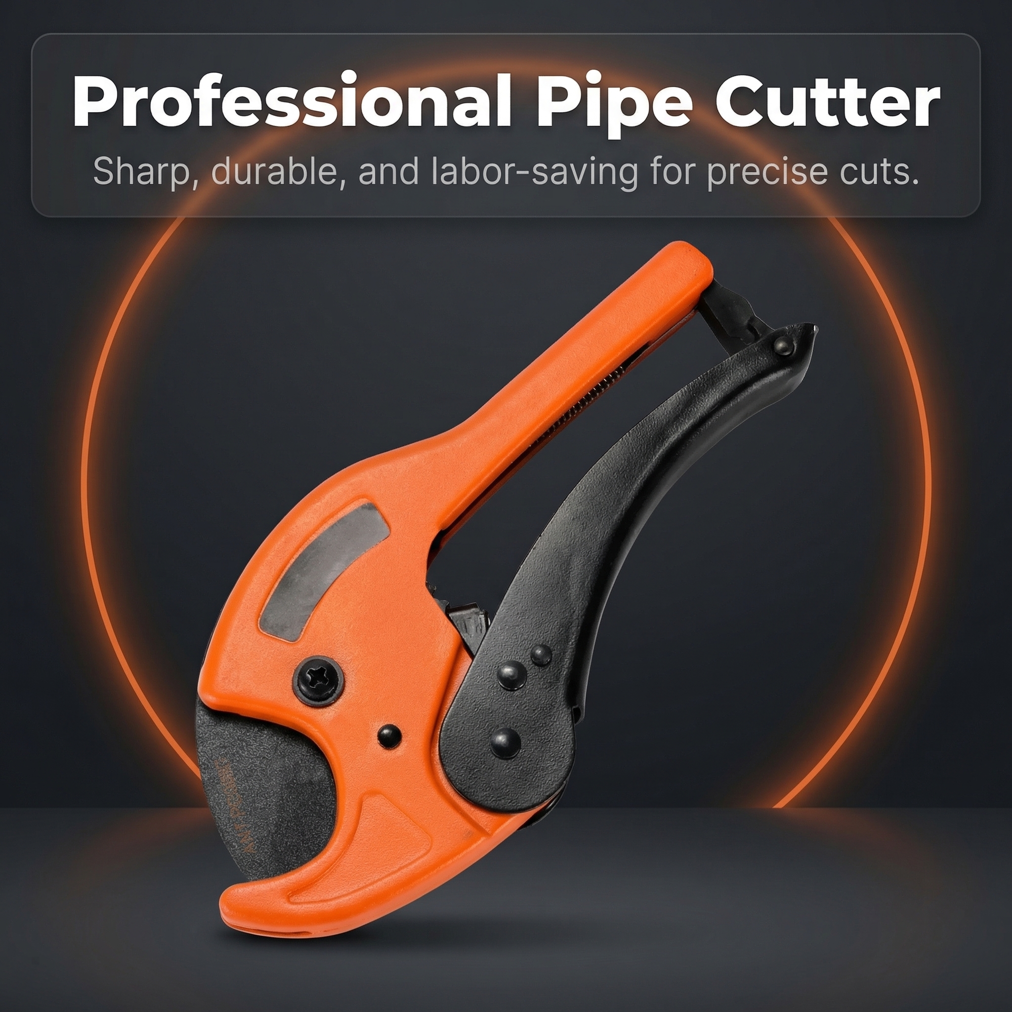 Cast Iron/45# Steel Handle & Body with Powder Coating, 65Mn  Coated Blade, HRC 55 Hardness for Durable Cutting image 4