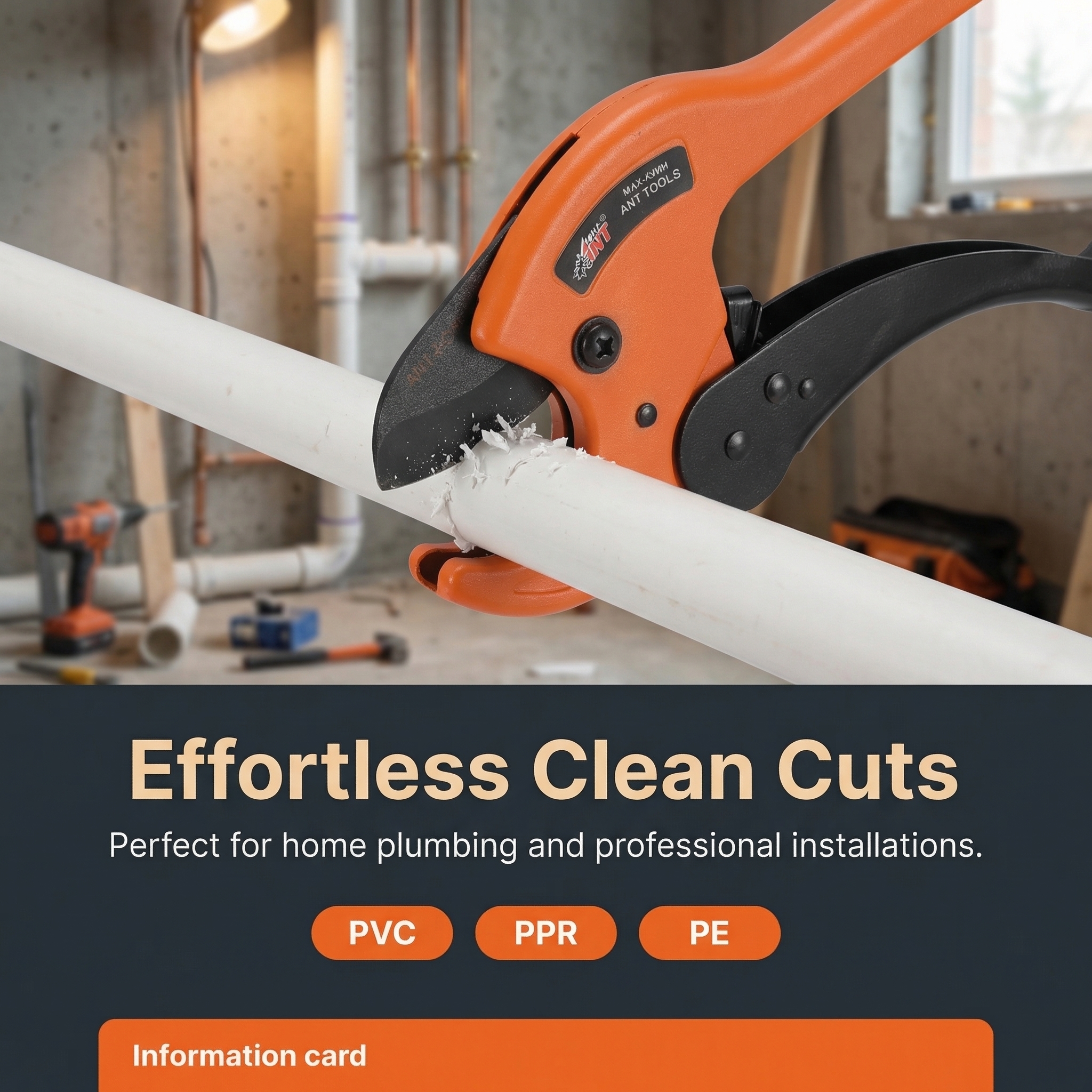 Cast Iron/45# Steel Handle & Body with Powder Coating, 65Mn  Coated Blade, HRC 55 Hardness for Durable Cutting image 5