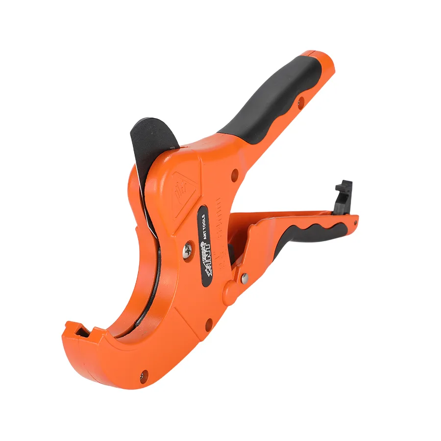 Clamp-On Pipe Cutter Aluminum Alloy Handle Body Powder Coating 65Mn Coated Blade HRC 55 Hardness for Home image 2
