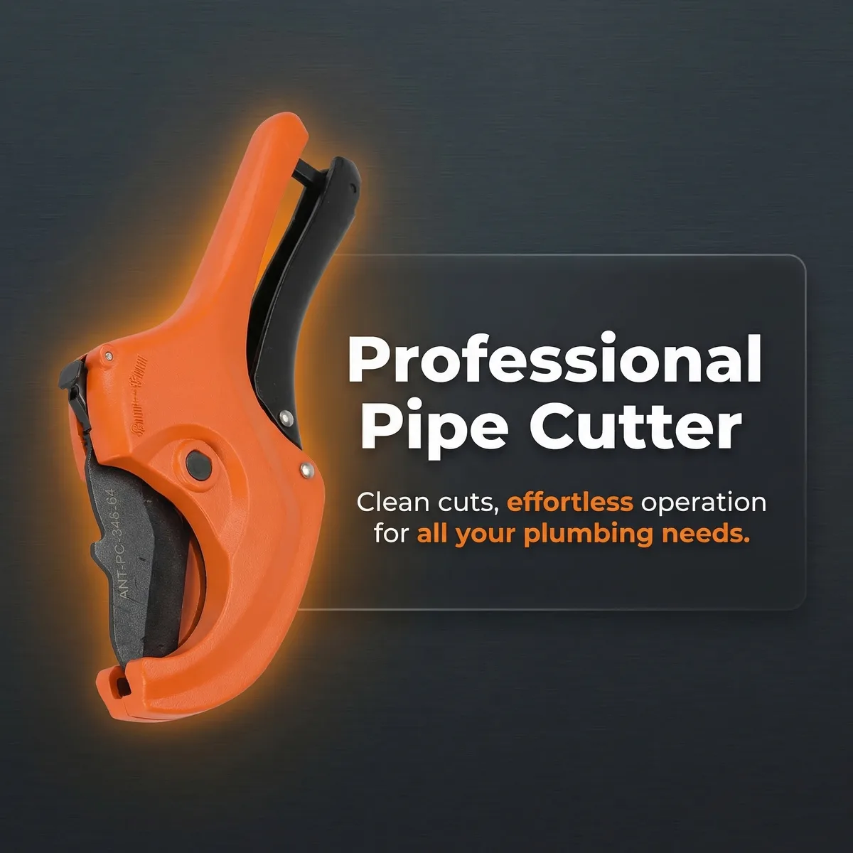 Clamp-On Pipe Cutter Aluminum Alloy Tungsten Carbide Powder Coated HRC55 Hardness for Industrial Home Use image 6