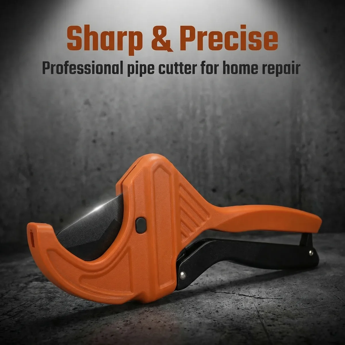 Clamp-On Pipe Cutter Tungsten Carbide Aluminum Alloy HRC55 Hardness Powder Coated for HVAC Industrial DIY image 3