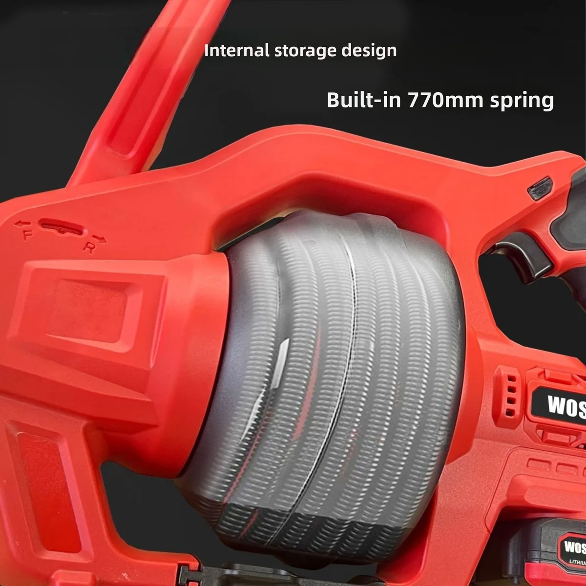 Cordless 25-Foot 20V Lithium Battery-Powered Portable Drain Auger with Automatic Feed Kitchen Drain Cleaner image 4