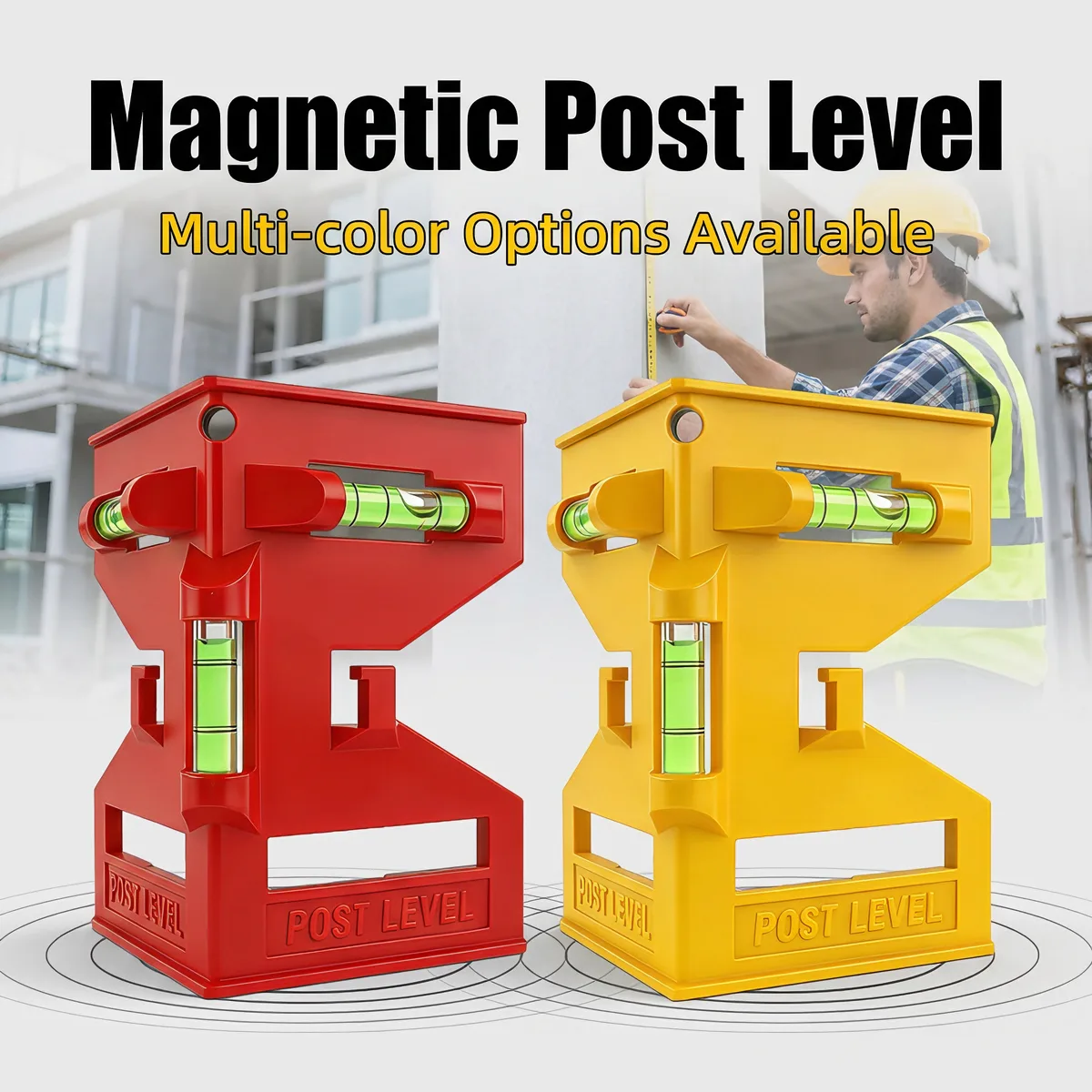 Cross-border Direct Supply Zhejiang Foldable Post Spirit Level Woodworking Renovation Construction Model 01 Vertical Soft Magnet image 3