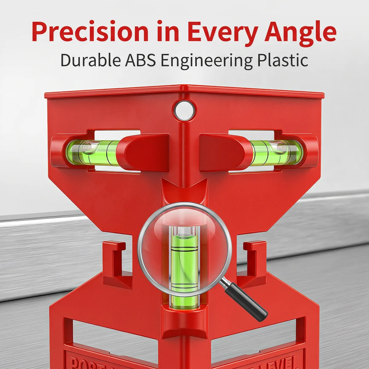 Cross-border Direct Supply Zhejiang Foldable Post Spirit Level Woodworking Renovation Construction Model 01 Vertical Soft Magnet image 4