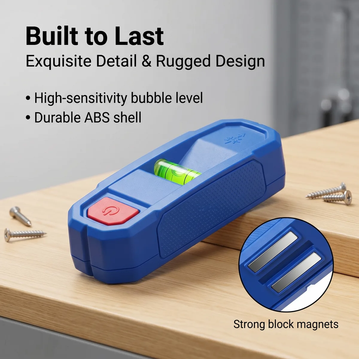 Cross-border Horizontal Level Measurer Magnetic Hole-Positioning Tool Magnetic Locator Woodworking Marking Scriber China Made image 6