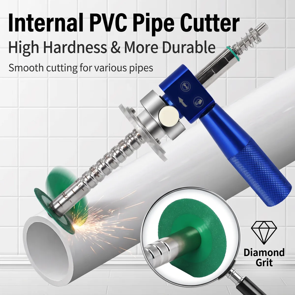 Cross-border New-style Pipeline Inner-wall Cutter Adapter Rod Hand Drills Mini Saw Blade Adjustable Stop-limit Connecting Rod image 4