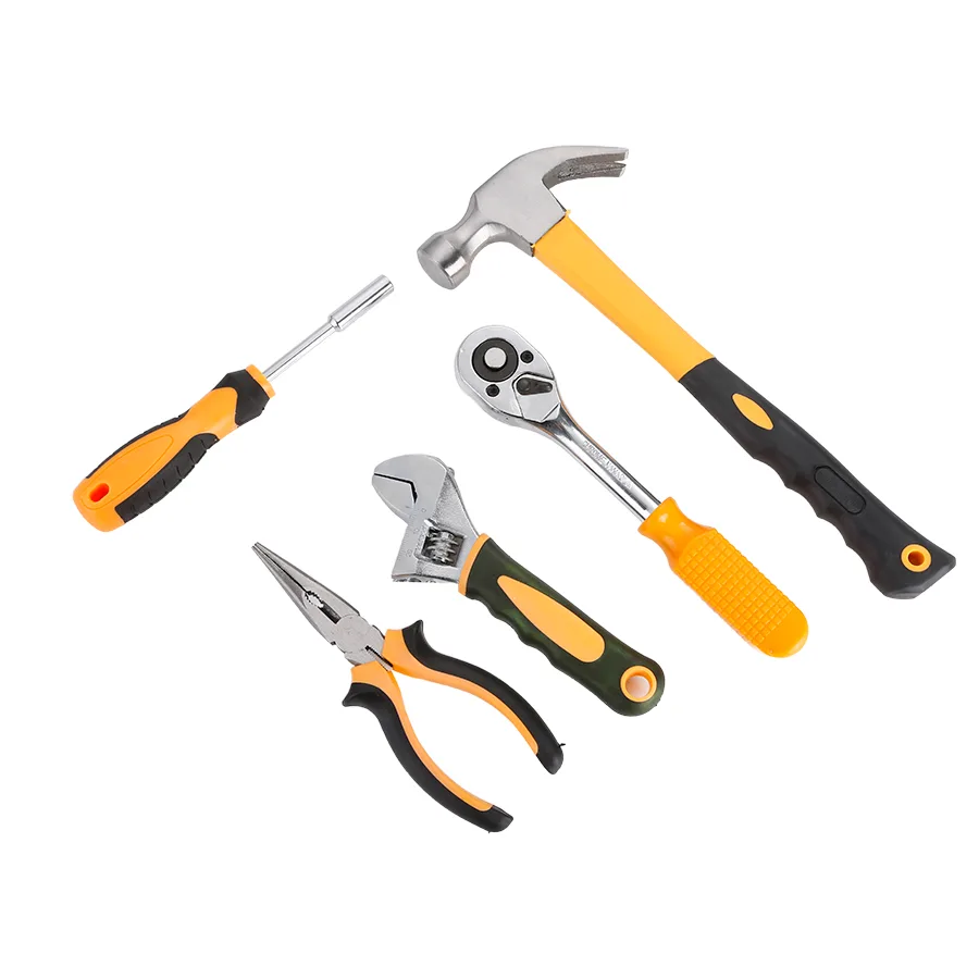 Custom Logo OEM High Quality CROWNRICH Carbon Steel Adjustable Wrenches Household Hand Tools Tool Box Set with 1 Year Warranty image 7
