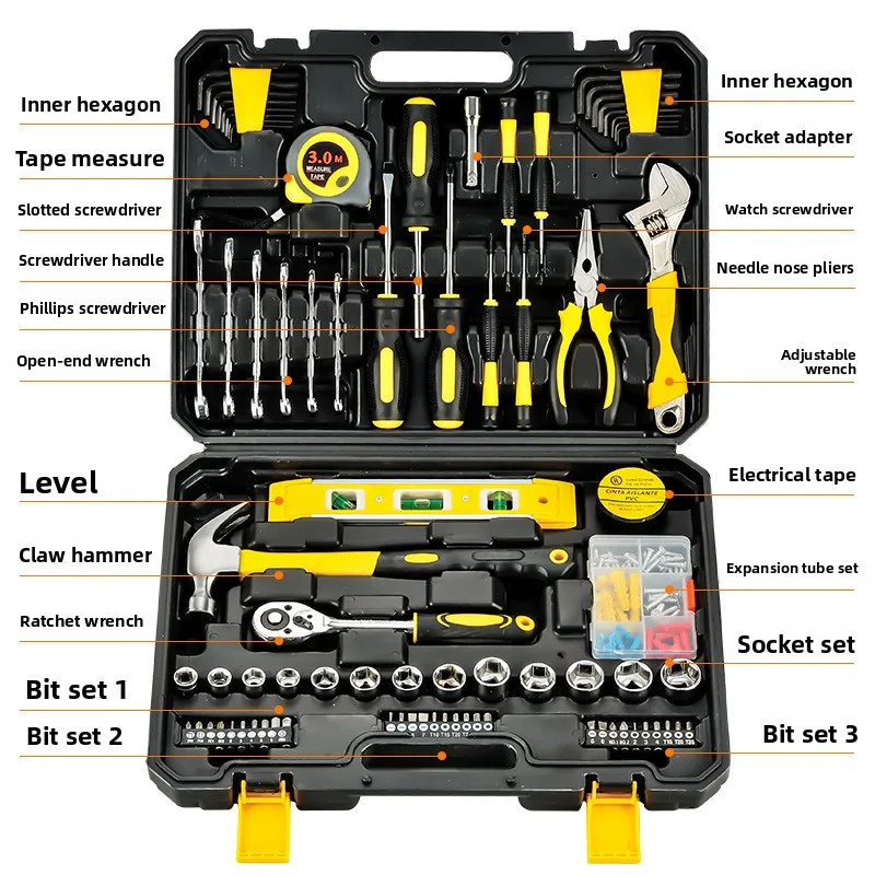 Custom Logo OEM High Quality Household Tool Set with 1 Year Warranty image 2