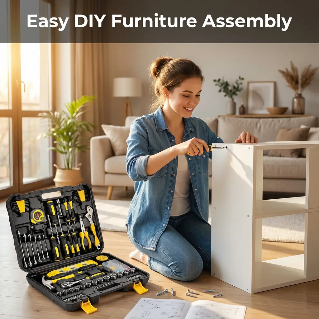 Custom Logo OEM High Quality Household Tool Set with 1 Year Warranty image 5