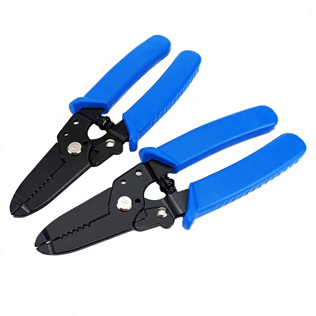 CYH 5023 Stainless Steel 20-30 AWG 0.2-0.8mm Anti-Slip Handle OEM Multi-Purpose Cable Wire Cutter Stripping Pliers image 2