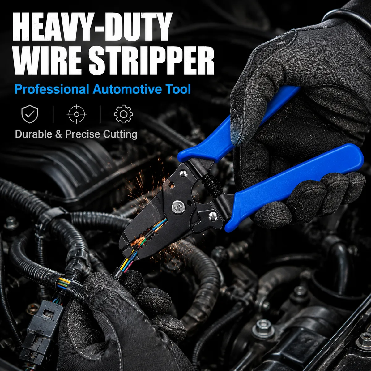 CYH 5023 Stainless Steel 20-30 AWG 0.2-0.8mm Anti-Slip Handle OEM Multi-Purpose Cable Wire Cutter Stripping Pliers image 6