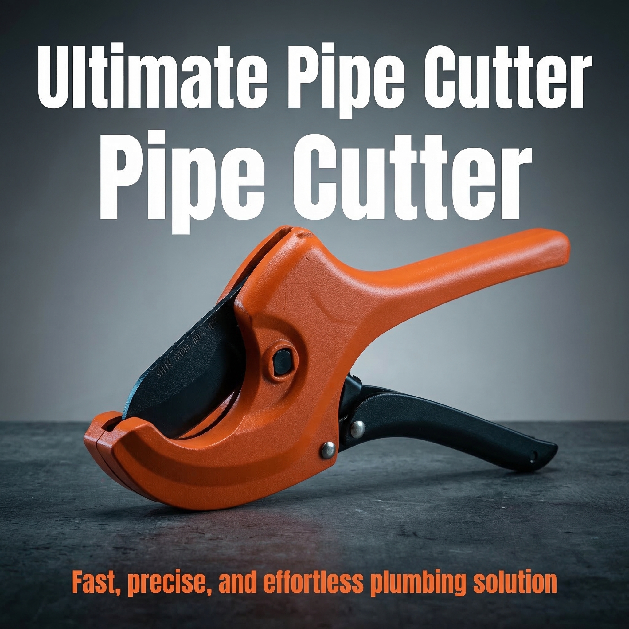Die-Cast Aluminum Handle Body Clamp-On Pipe Cutter 65Mn Blade HRC 55 Quick-Change Design for Efficient image 4