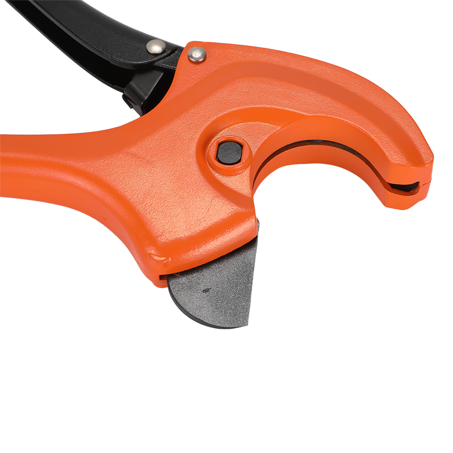 Die-Cast Aluminum Handle Body Clamp-On Pipe Cutter 65Mn Blade HRC 55 Quick-Change Design for Efficient