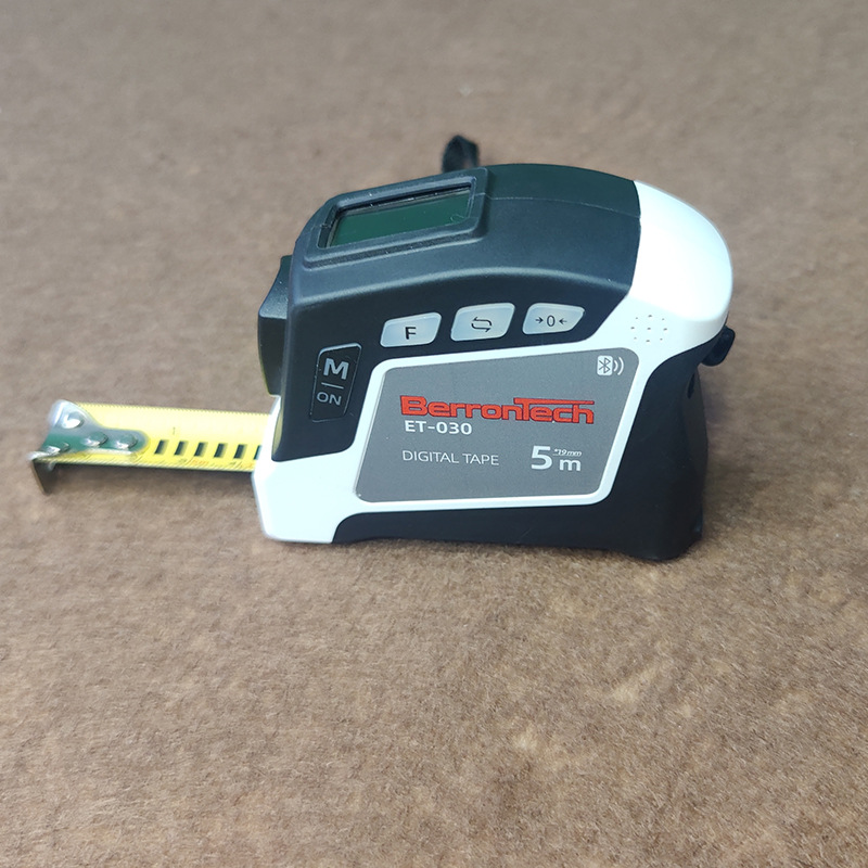 Digital Display 5M Metric Tape Measure Bluetooth Connectivity USB Rechargeable Self-Winding Measuring Tool image 2