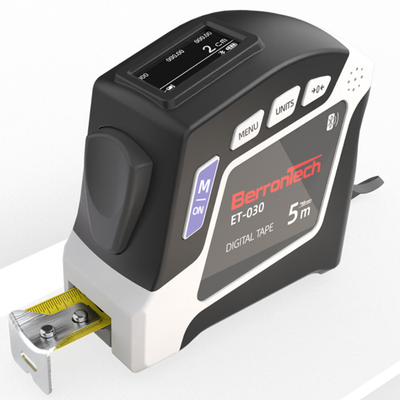 Digital Display 5M Metric Tape Measure Bluetooth Connectivity USB Rechargeable Self-Winding Measuring Tool image 4