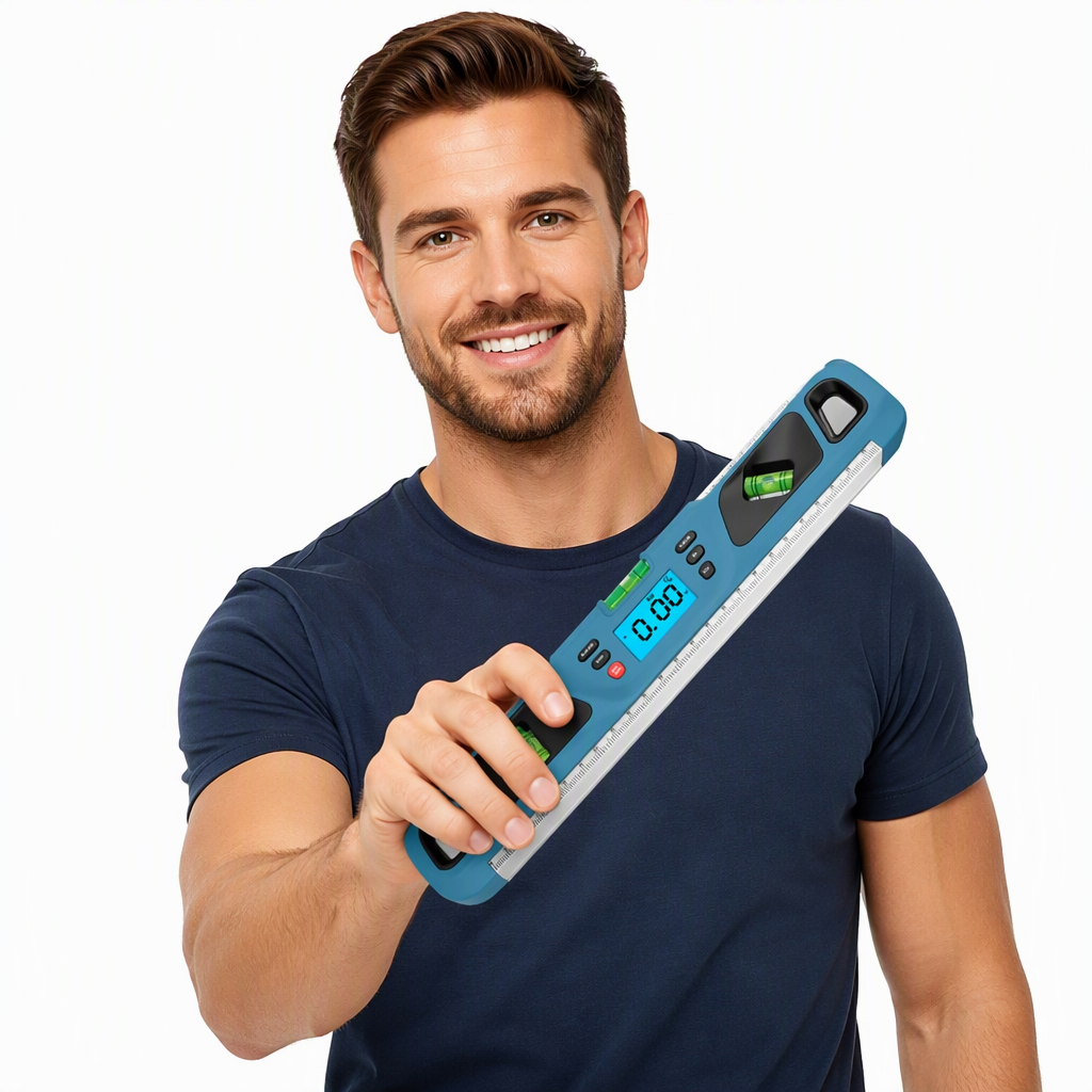 Digital Goniometer Angle Meter Inclinometer Magnetic Measuring Tool Protractor with LCD Display for Layout and Level Check image 4