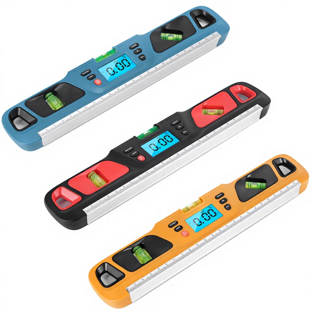 Digital Goniometer Angle Meter Inclinometer Magnetic Measuring Tool Protractor with LCD Display for Layout and Level Check