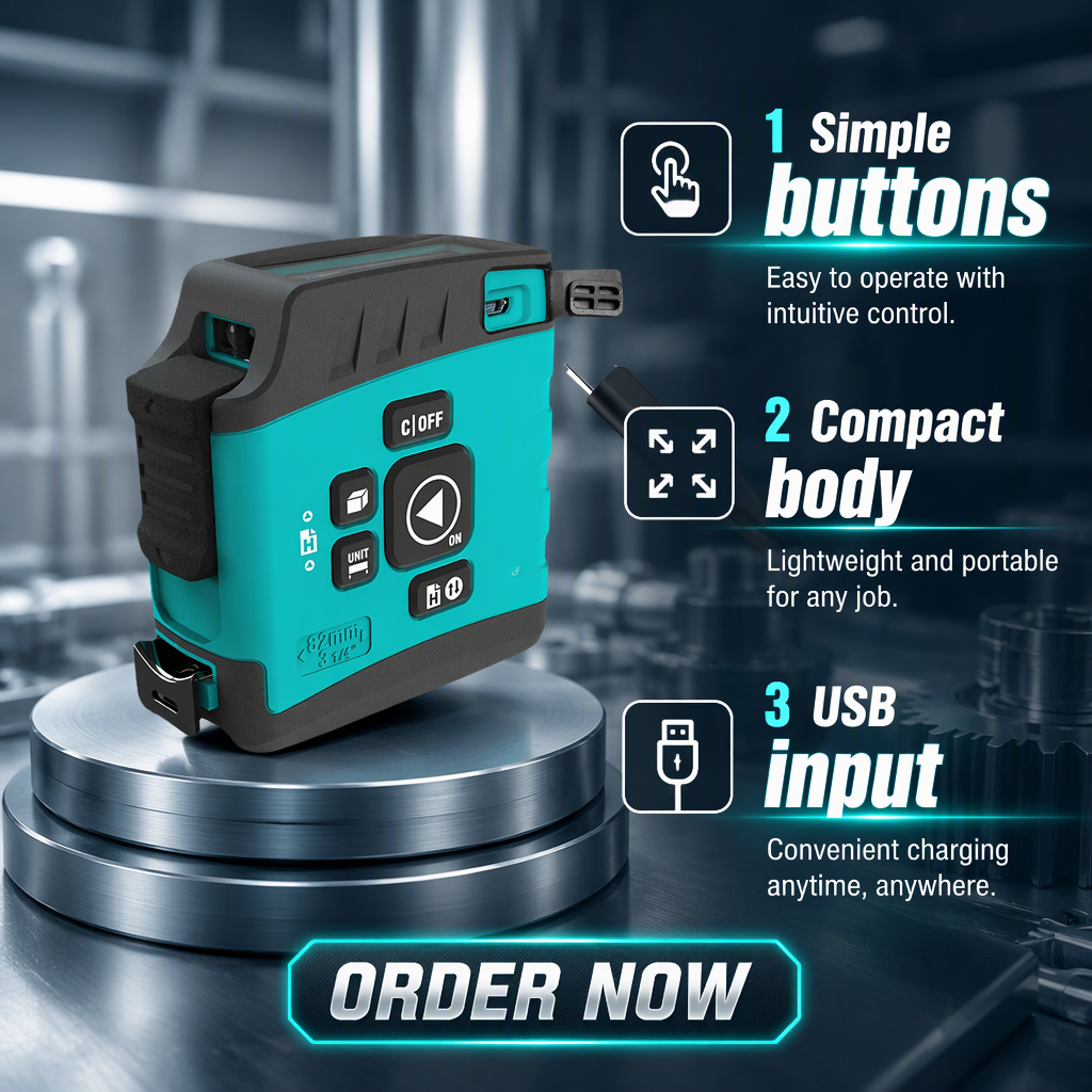 Digital Laser Tape Measure 5 m Infrared Rangefinder Display Electronic Measuring Tool for Construction Renovation image 2