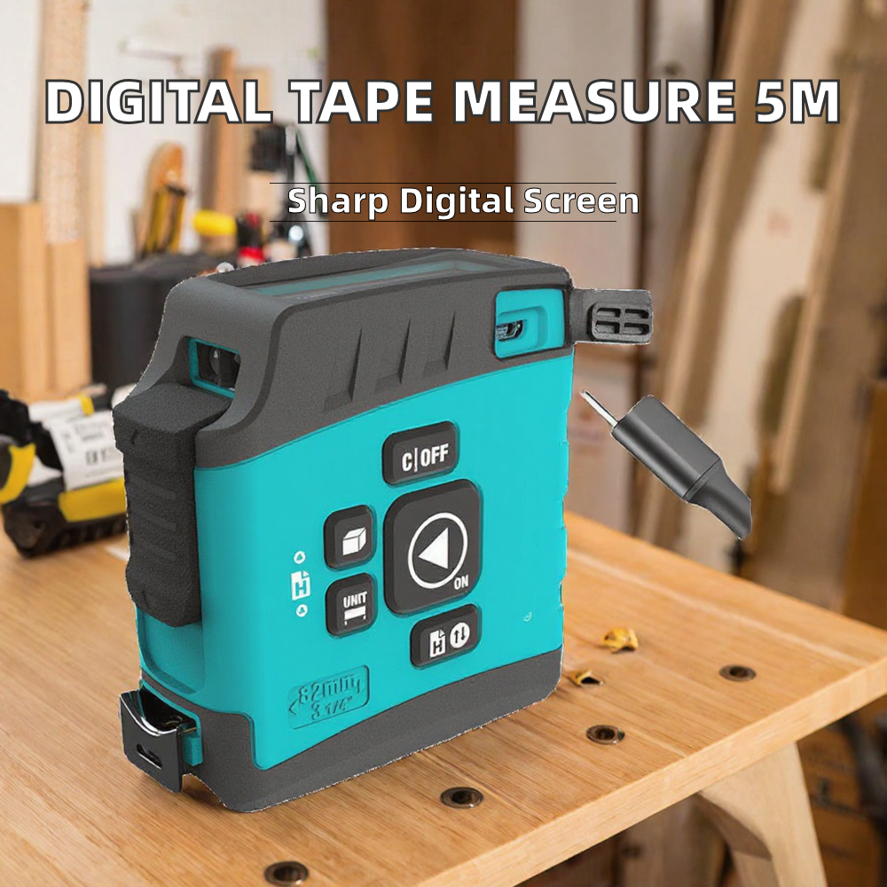 Digital Laser Tape Measure 5 m Infrared Rangefinder Display Electronic Measuring Tool for Construction Renovation image 3