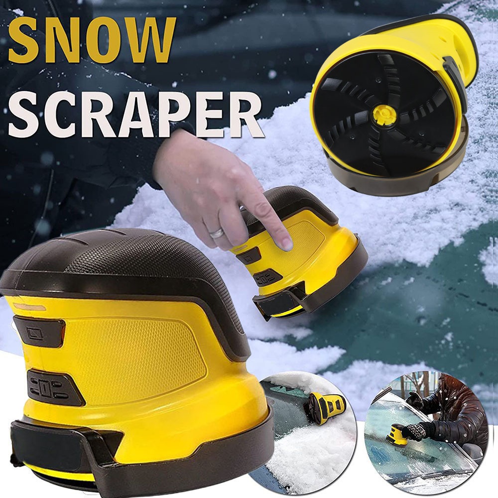Direct-from-manufacturer Electric Snow Scraper Car Window Ice Remover Non-scratch Rechargeable Snow Removal Tool image 2