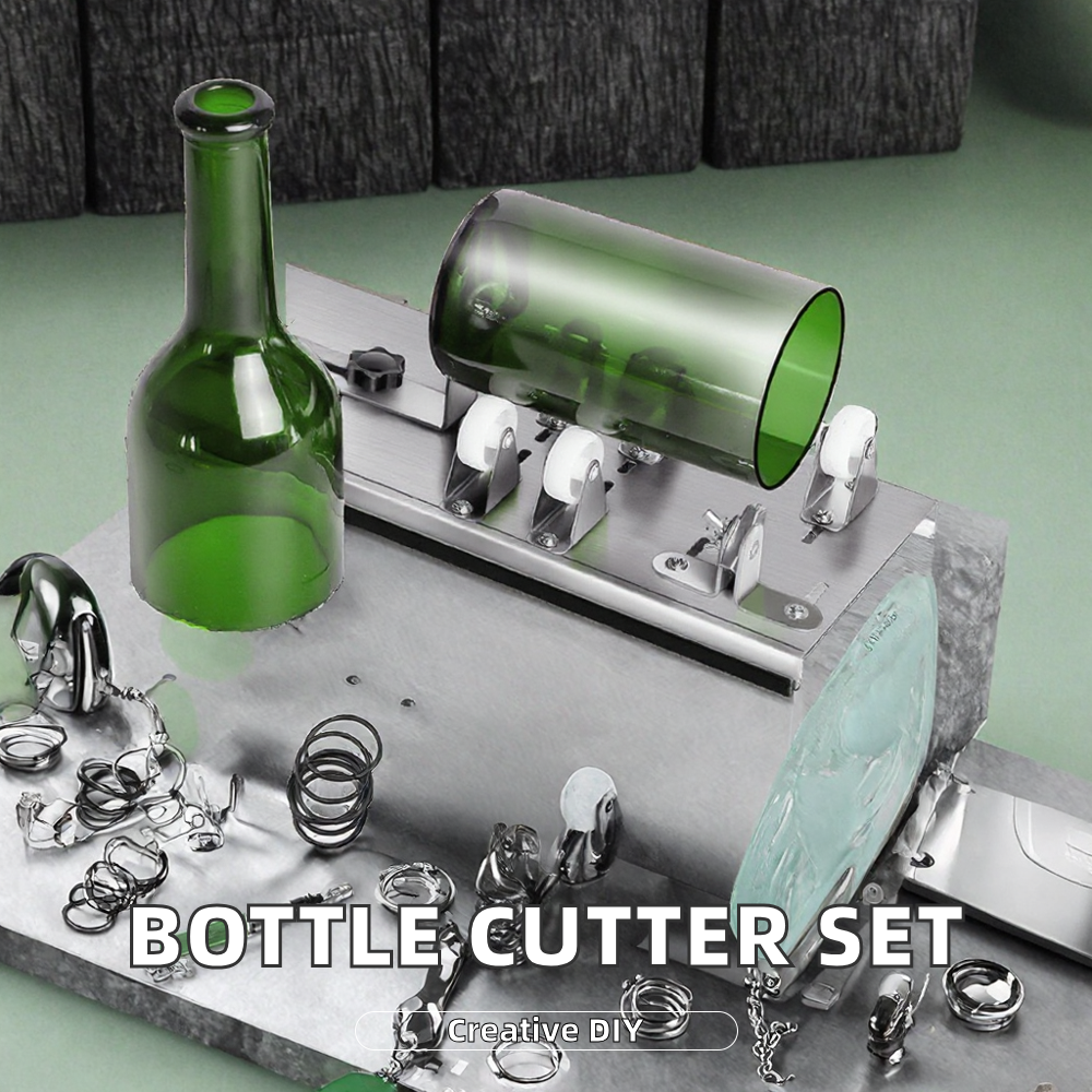 DIY Glass Bottle Cutting Machine Set Beer Bottle Cutter Tool Kit for Home Brewing Craft Beverage image 2
