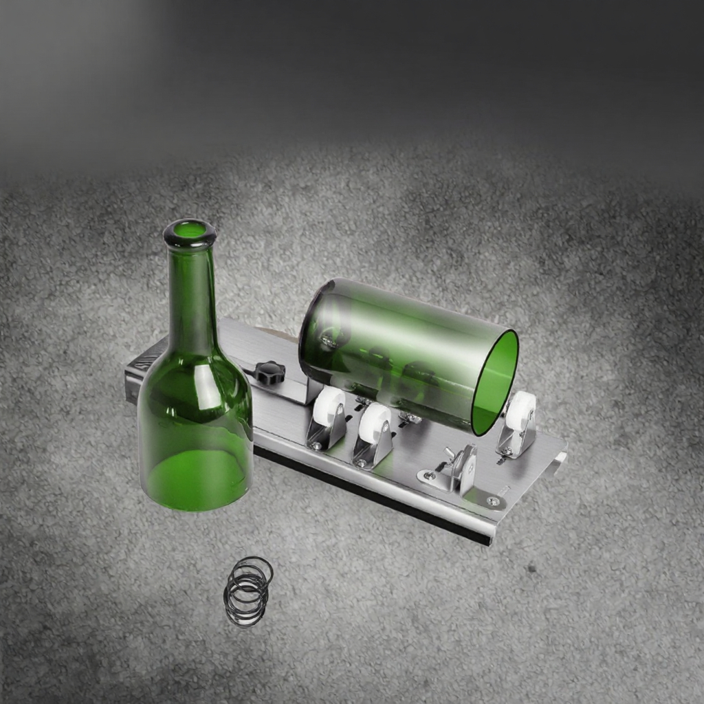 DIY Glass Bottle Cutting Machine Set Beer Bottle Cutter Tool Kit for Home Brewing Craft Beverage image 3