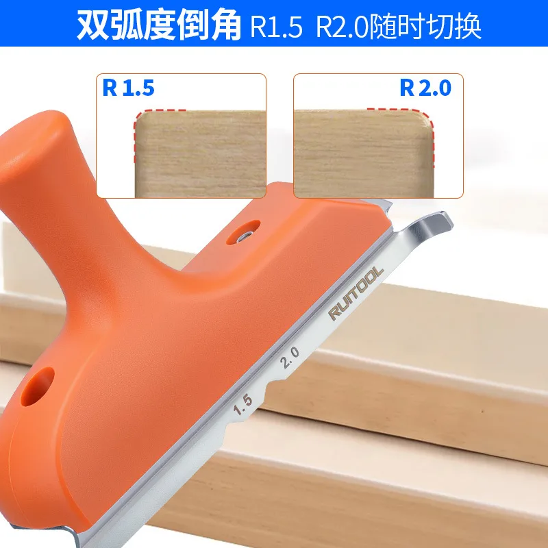 Edge Banding Strip Trimmer Three-in-One Special-Shaped Trimmer for Ecological Board Arc Planer Deburring Chamfer Planer image 7