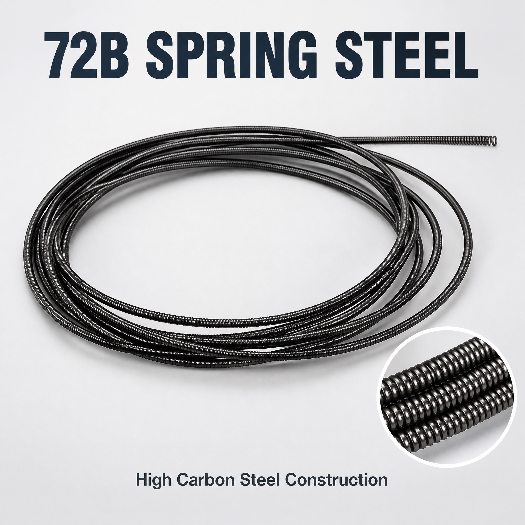 Factory Supply 7 Meters 72B Carbon Steel Drain Cleaner Spring Universal Replacement Cable Electric Pipe Dredge Machine Model