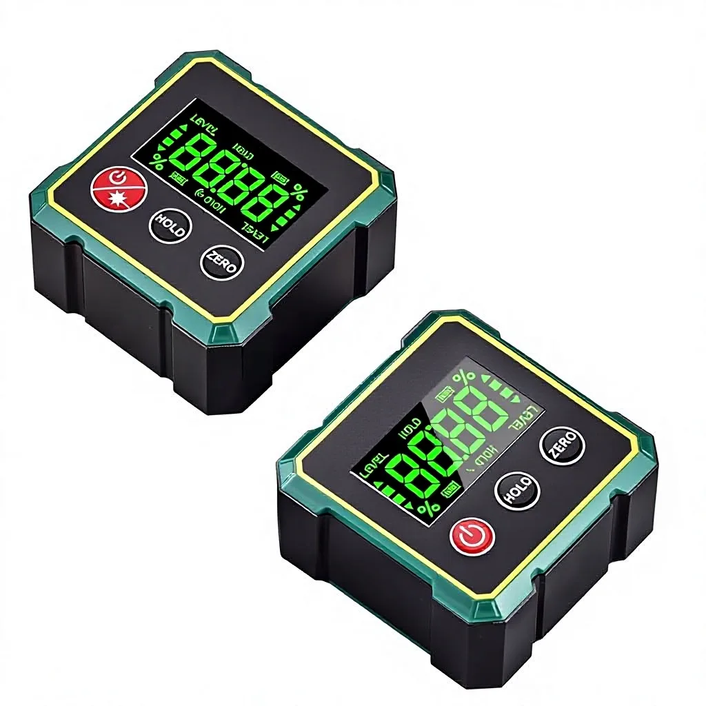 Factory Wholesale Electronic Digital Inclinometer Magnetic-suction Angle Meter 360-degree Level Made in China image 2