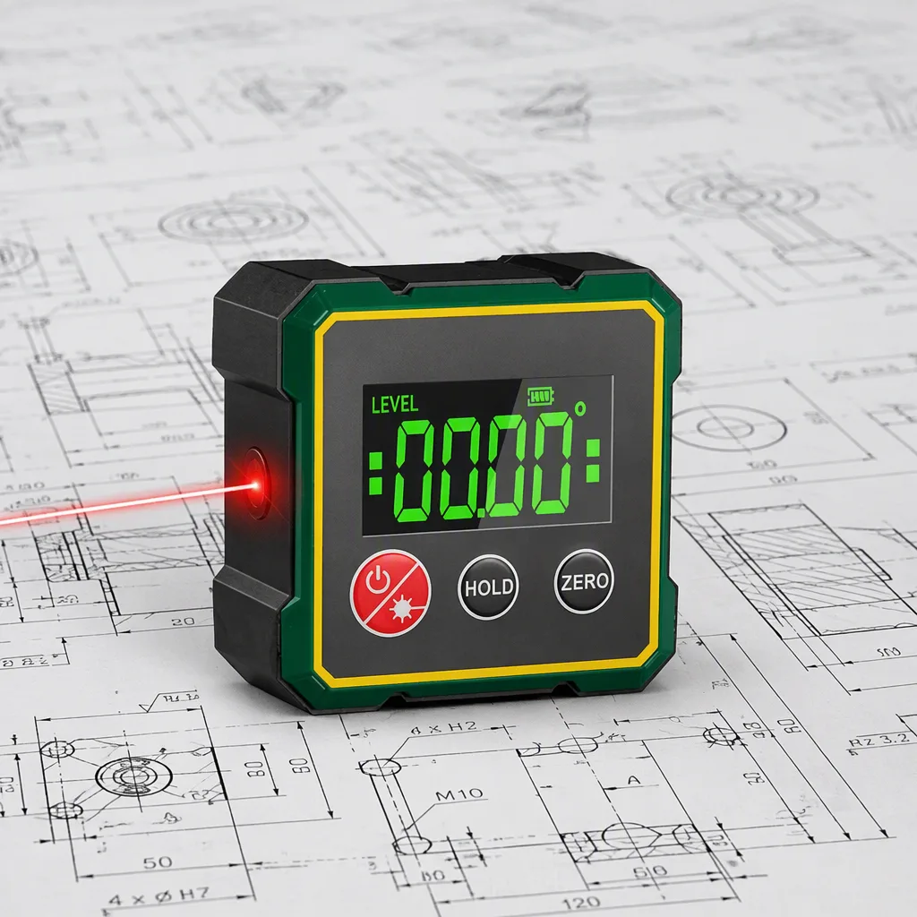Factory Wholesale Electronic Digital Inclinometer Magnetic-suction Angle Meter 360-degree Level Made in China image 3
