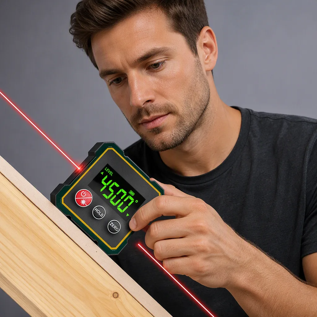 Factory Wholesale Electronic Digital Inclinometer Magnetic-suction Angle Meter 360-degree Level Made in China image 5