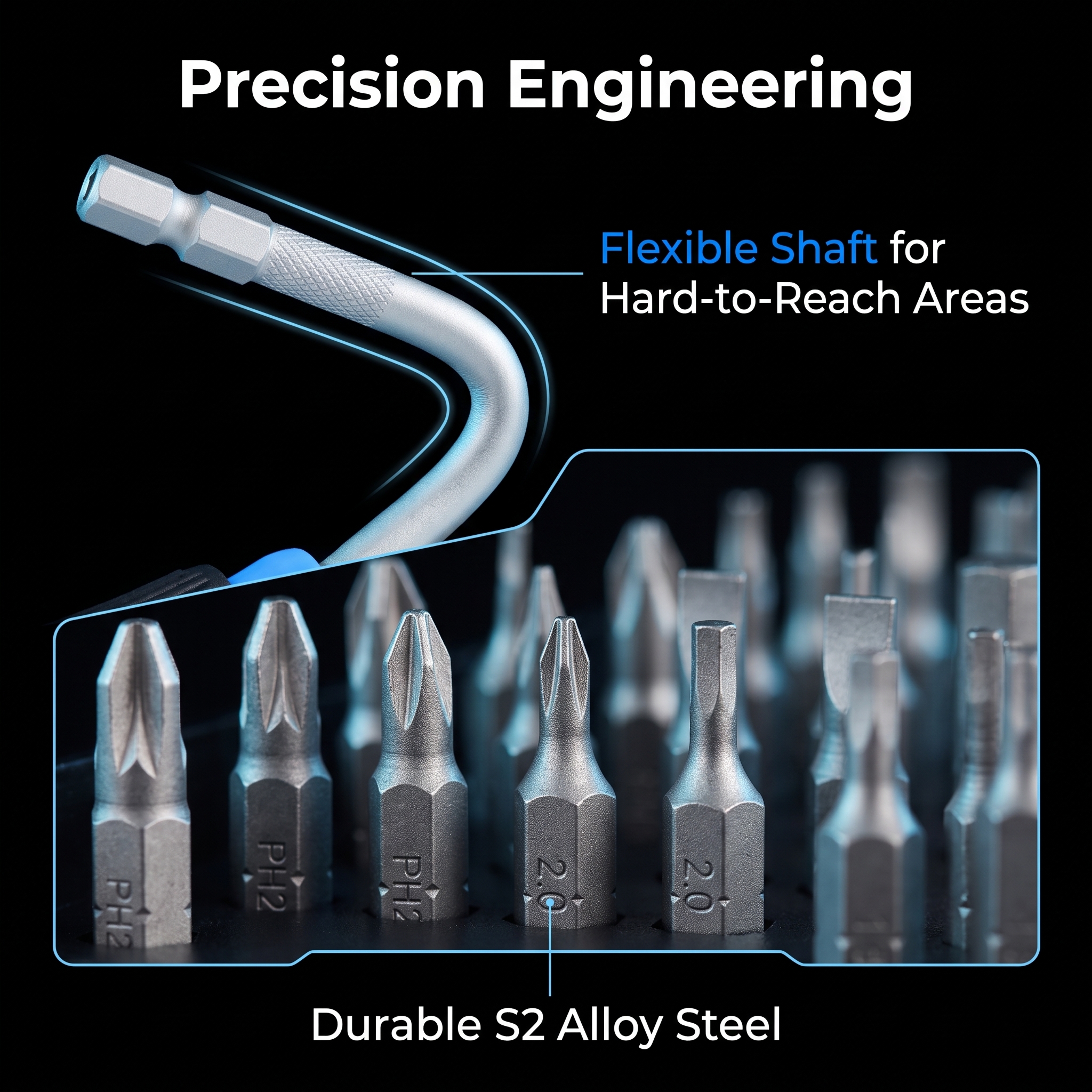 Factory Wholesale Multifunctional Repair Tool Set New 115 1 Screwdriver Bits Watch Phone Repair Screwdriver Kit OEM Customizable image 2