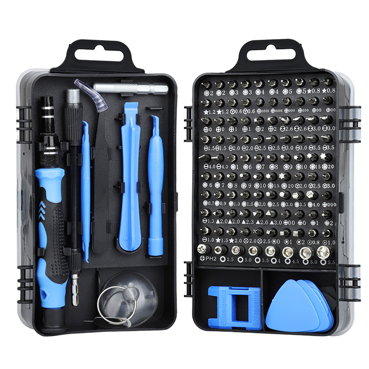 Factory Wholesale Multifunctional Repair Tool Set New 115 1 Screwdriver Bits Watch Phone Repair Screwdriver Kit OEM Customizable