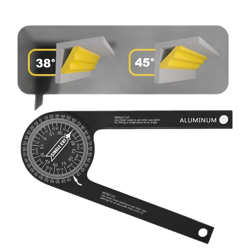 Factory Woodworking Scriber Ruler 360 Protractor Angle Gauge Square Positioning Protractor WM0120 Dongguan Guangdong image 3
