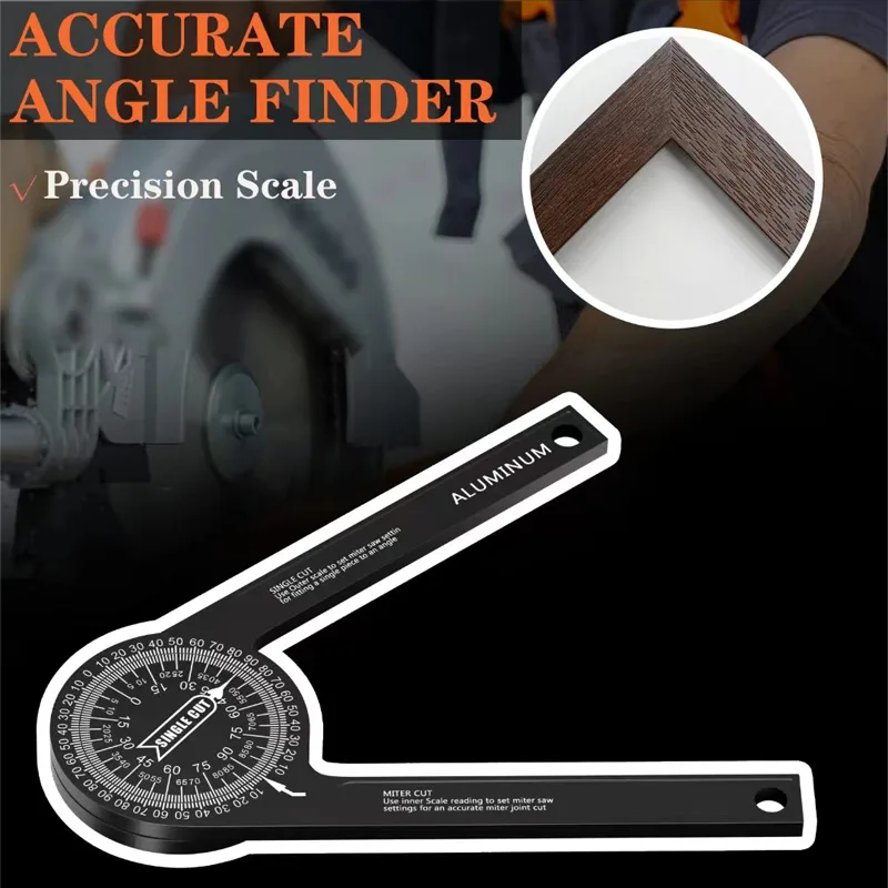 Factory Woodworking Scriber Ruler 360 Protractor Angle Gauge Square Positioning Protractor WM0120 Dongguan Guangdong image 7